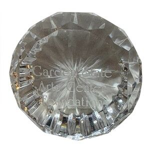 Waterford Crystal Paperweight Garden State Arts Center Foundation New Jersey